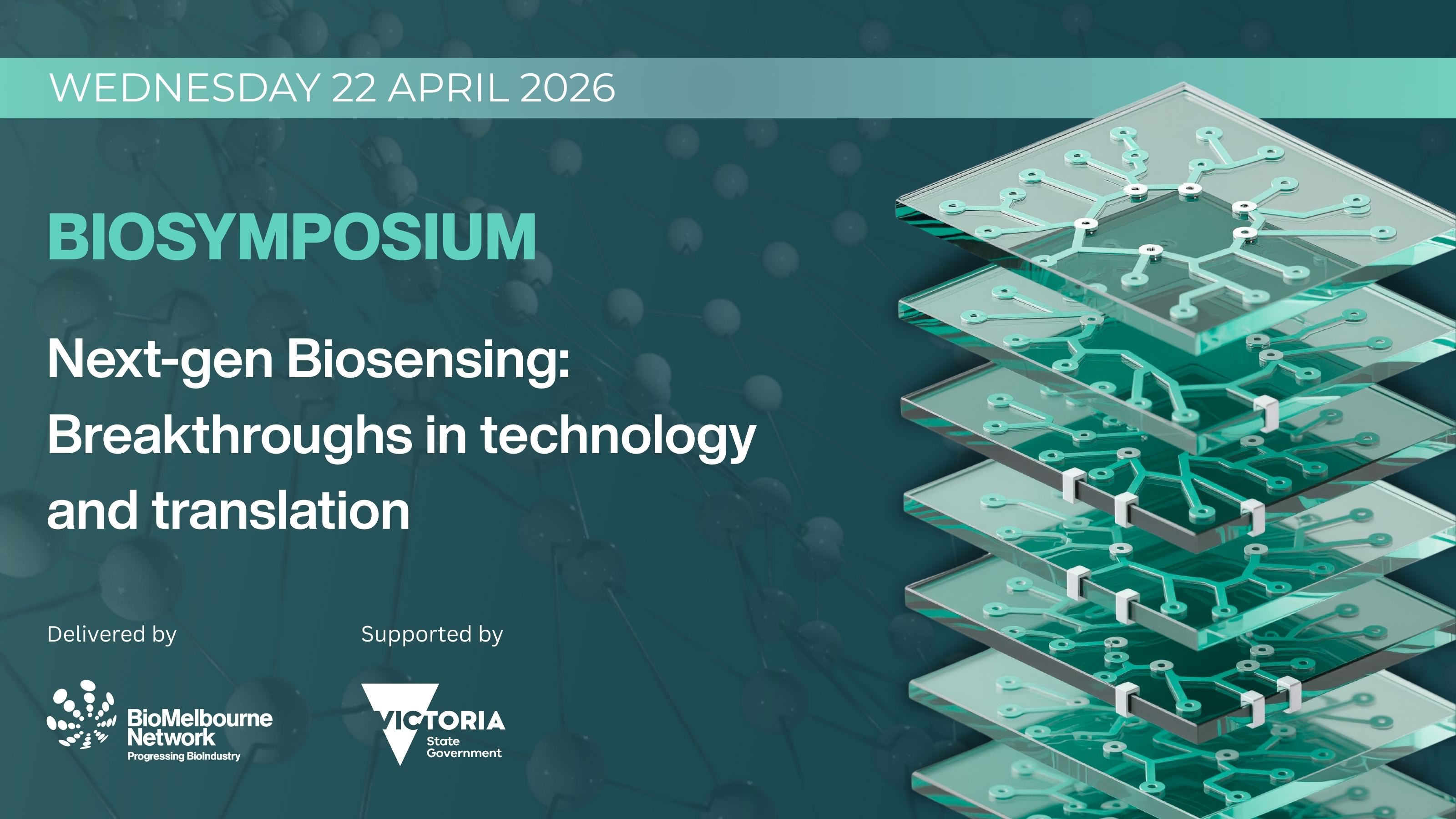 BioSymposium 2026 Next-gen Biosensing Event Promo