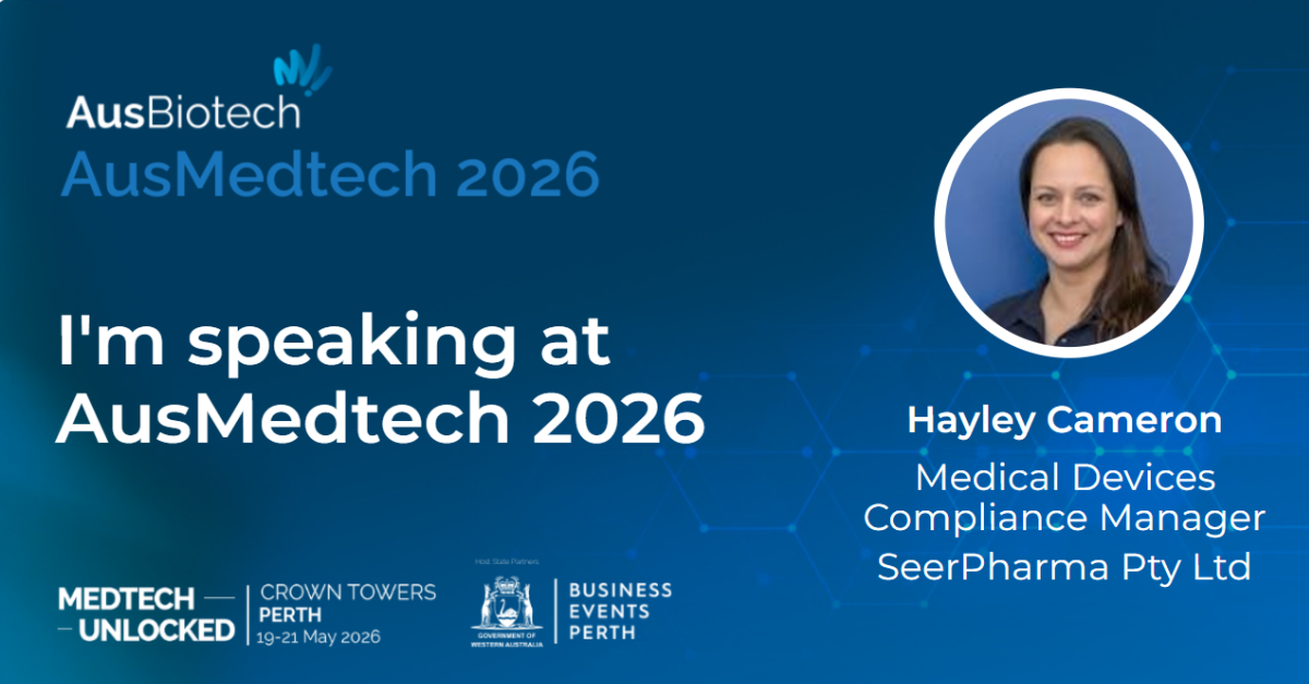 Hayley Cameron Speaking at AusMedtech 2026