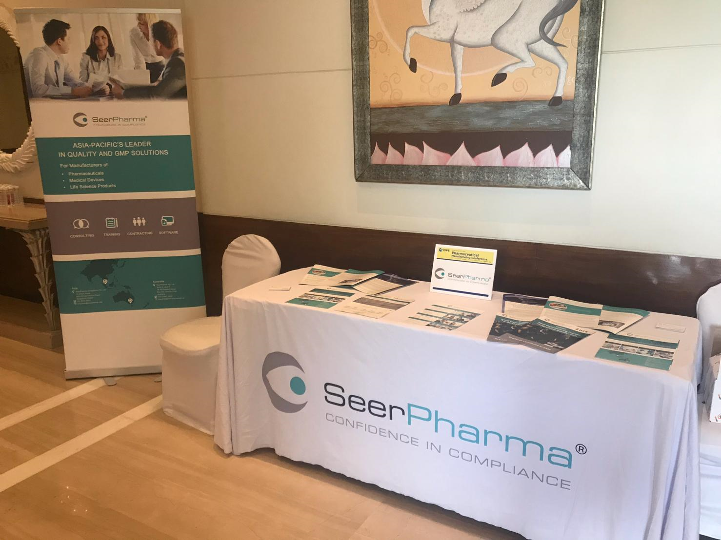 2019 ISPE South Asia Conference SeerPharma exhibition stand