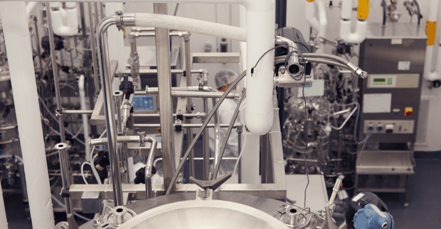 Pharmaceutical Engineering Concept with Manufacturing Equipment